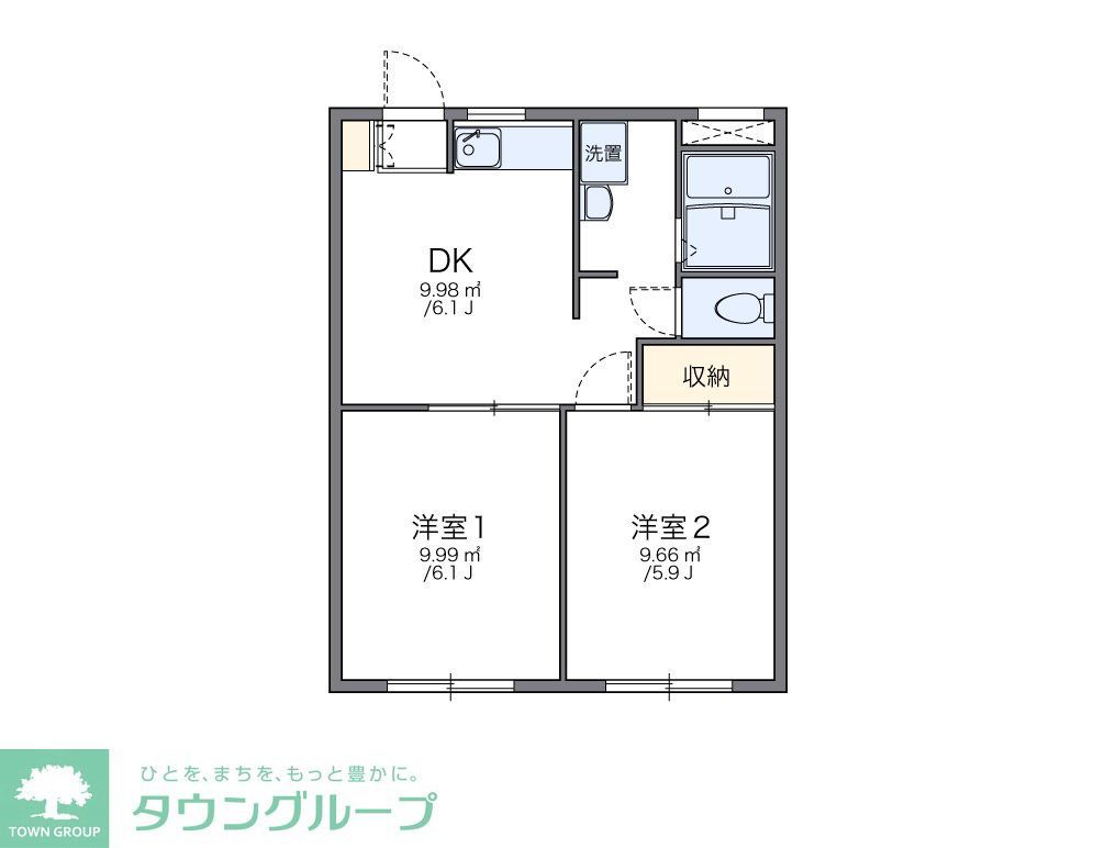 レオパレスサカエIの間取り写真
