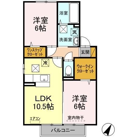 メゾンリッシュAの間取り写真