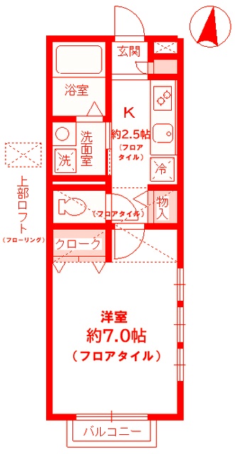 La Faith 湘南台の間取り写真