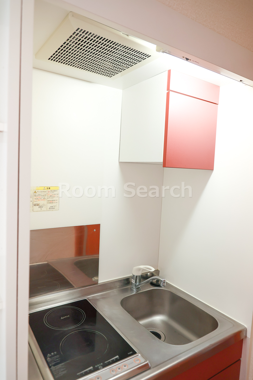 キッチン　2口コンロ、キッチン収納