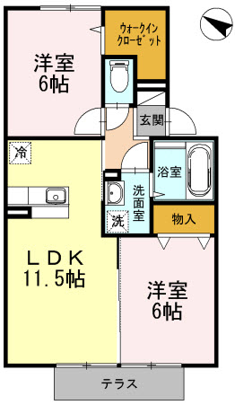 パークハイム桜の間取り