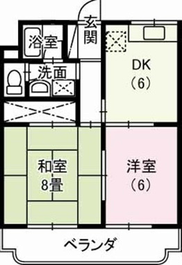 アベニール天王の間取り