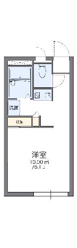 レオパレスカルムＮＡＢＡの間取り