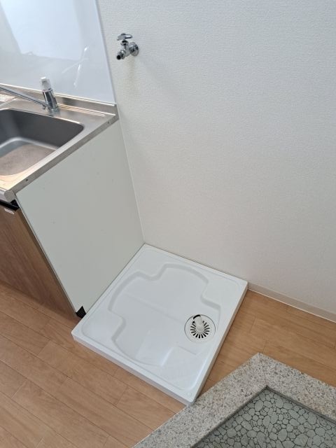 洗面設備　洗濯機置き場