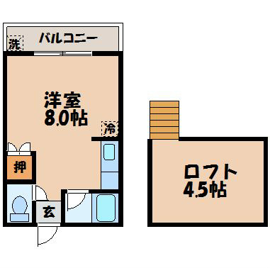 アメニティドアの間取り