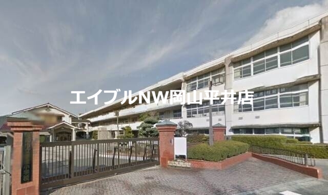 【備前市大内のアパートの小学校】