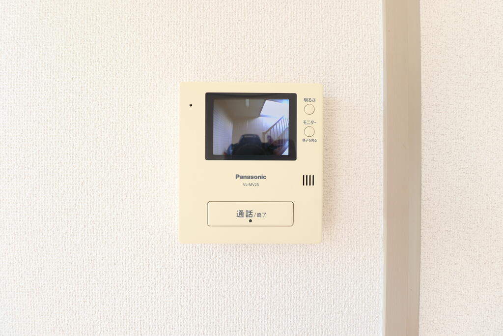 セキュリティ　安心のモニター付きインターホン♪
