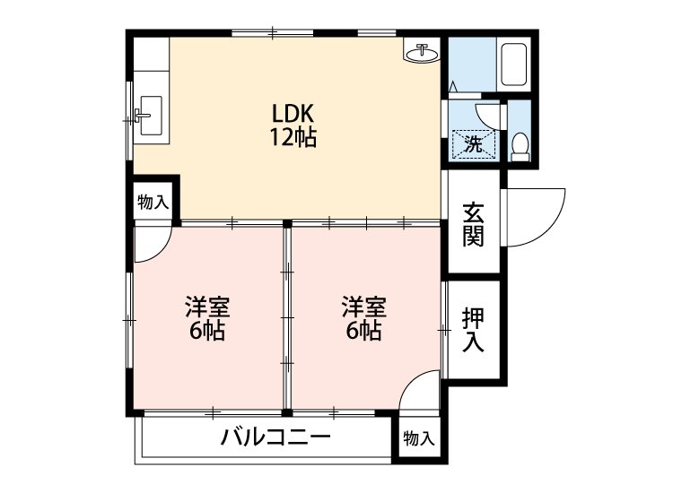 Supremeマンションの間取り