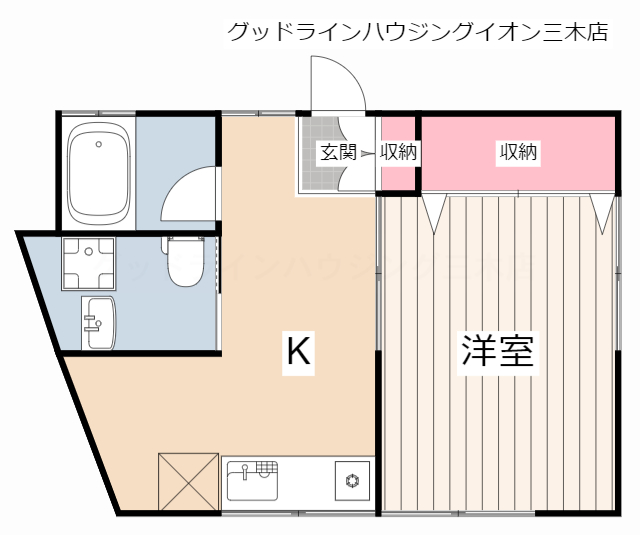 シュシュ恵比須の間取り