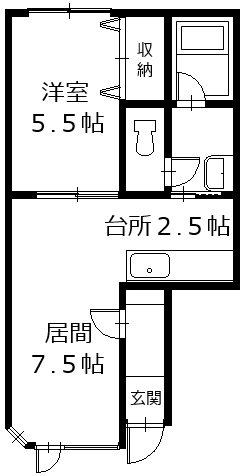 ヴィセ19の間取り