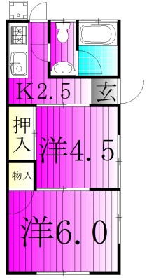 エアリーコート2の間取り