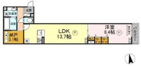 グラナーデ東日暮里2の間取り