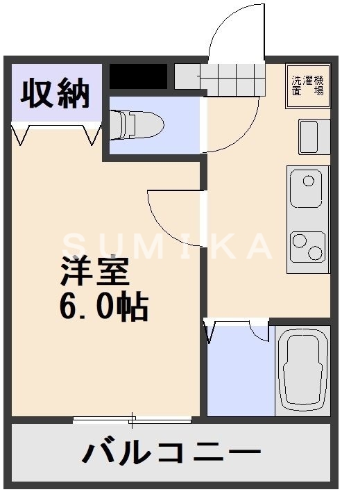 Ｂｌｕｅ．Ｒｅｓｉｄｅｎｃｅ大供表町の間取り