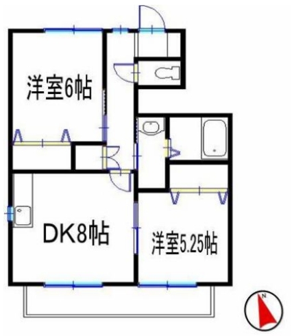 サニーフラット御立の間取り