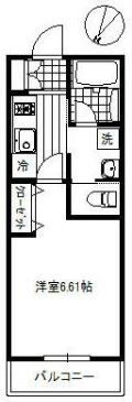 ふじみ野市旭のアパートの間取り