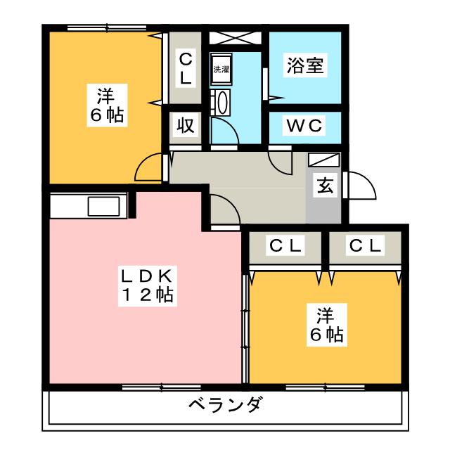 カーサ　グランドゥールの間取り