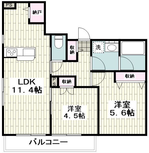 Logement　Estの間取り