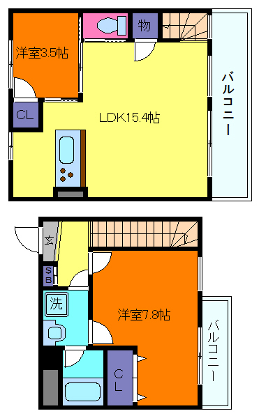 【RA-ASHIYAの間取り】