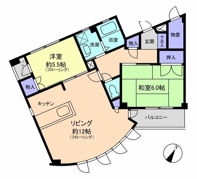 ターシャ麻布の間取り