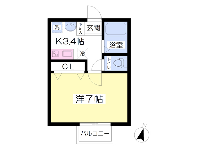 サニーサイド西浦和の間取り