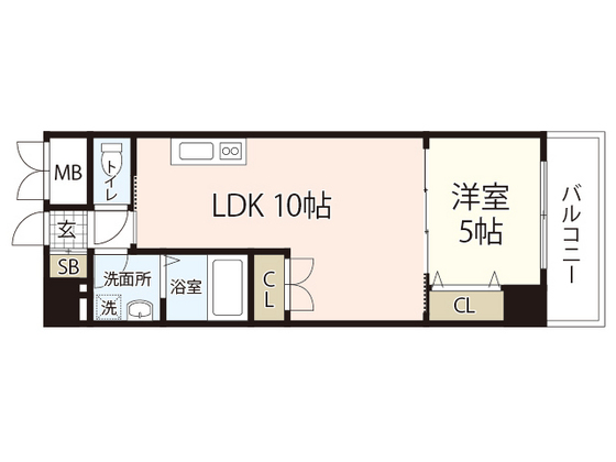 リーベングランツ平和大通りの間取り