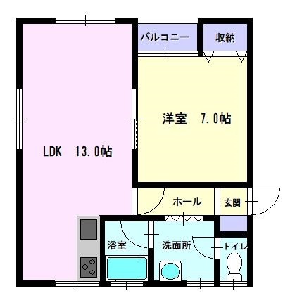 サウスコートＹＡＭＡＤＡの間取り