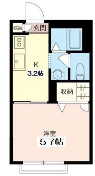 シャーメゾン祐天寺の間取り