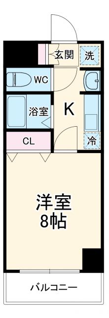 名古屋市千種区井上町のマンションの間取り