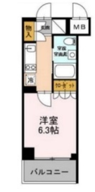 カスタリア武蔵小杉の間取り