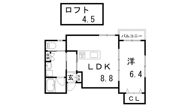 セイントエスペランサ月見山の間取り