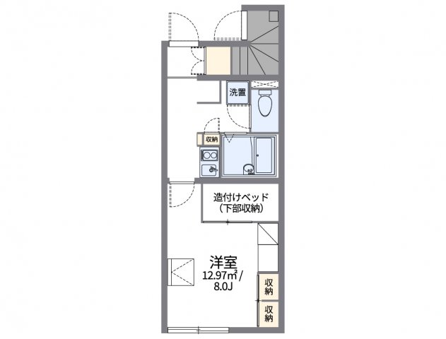 レオパレスわかばの間取り