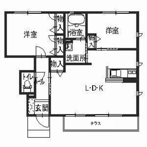 シャーメゾン今宿の間取り