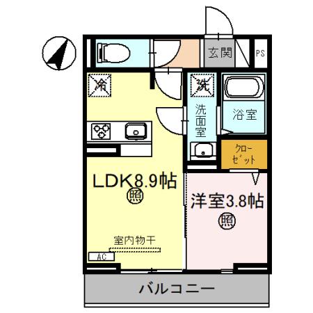 クエルの間取り