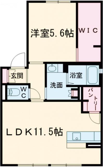 レーベンハイム和気の間取り