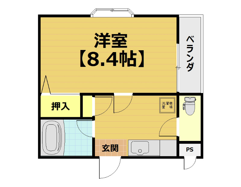 ガーデン深草の間取り