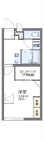 レオパレスＳＢＭ田所の間取り