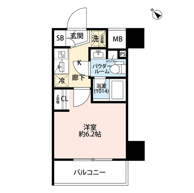 プレール・ドゥーク川口並木の間取り