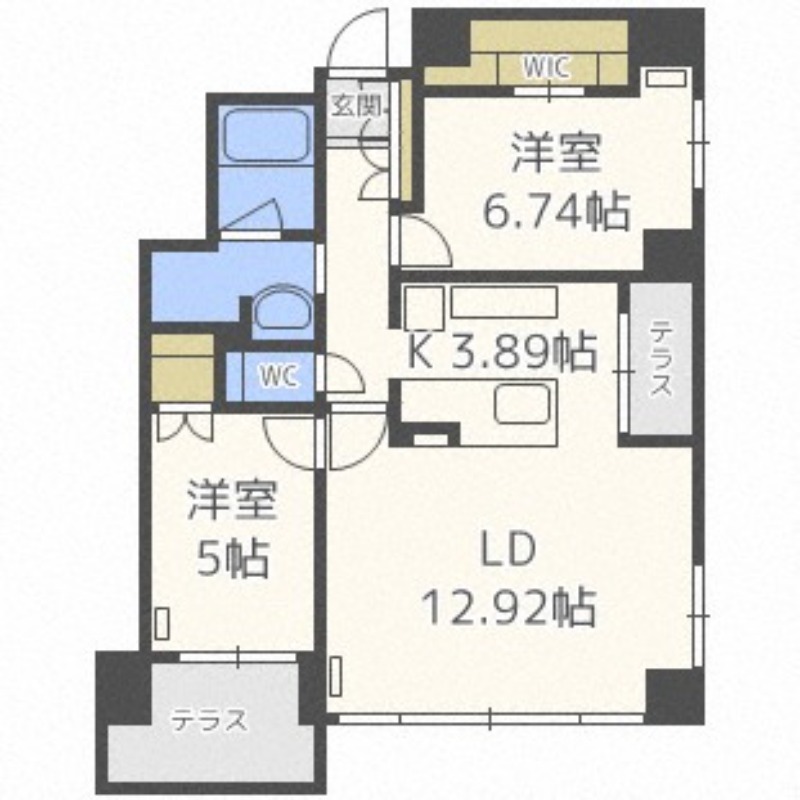 Ｆ１５６の間取り