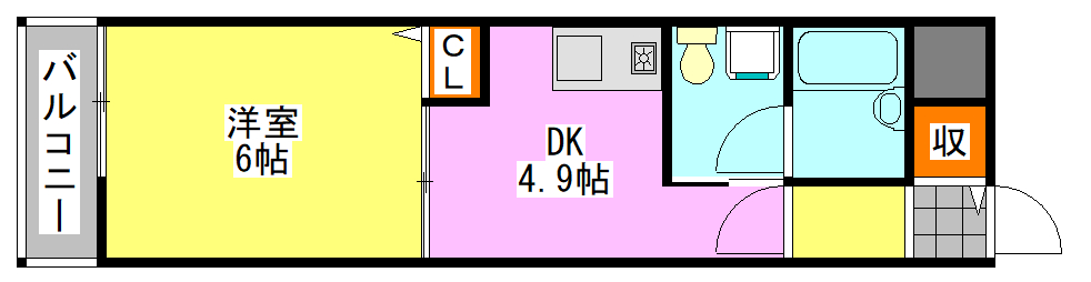 ライオンズマンション船橋第7の間取り