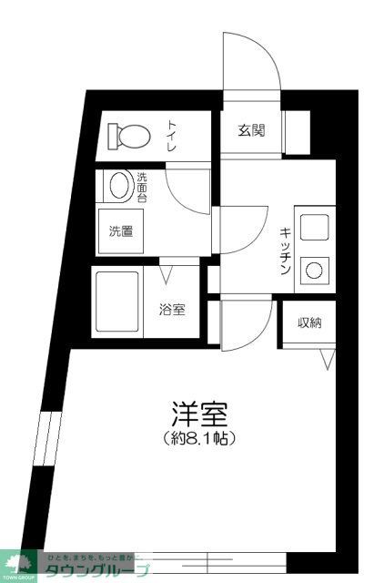 北区堀船のマンションの間取り