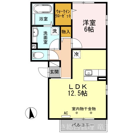 ルシオールＹＡＭＡＤＡの間取り
