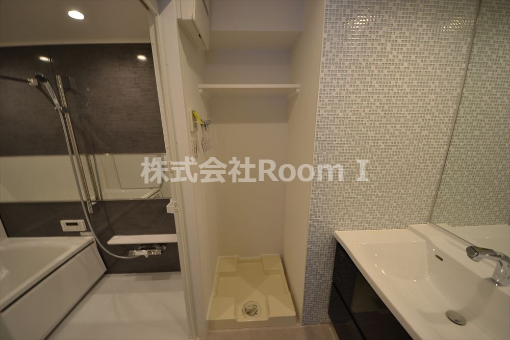 洗面設備　広い洗面スペース