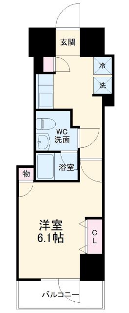 AZEST関内の間取り