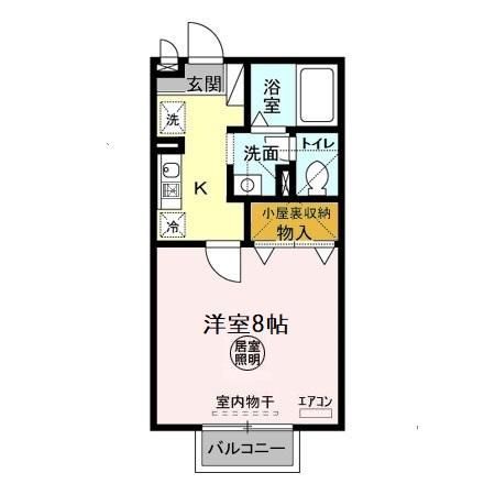 桜花荘の間取り写真