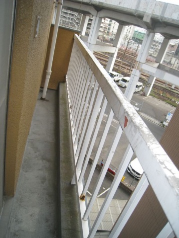 バルコニー　写真は別号室です。