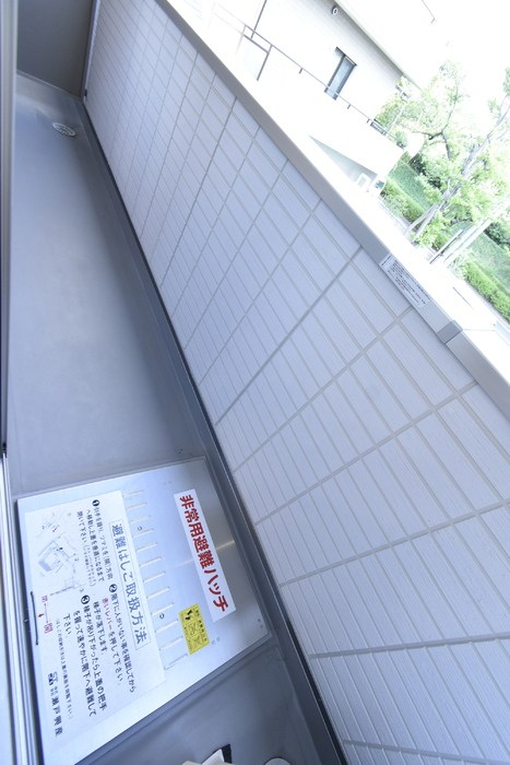 バルコニー　洗濯物も干せますね