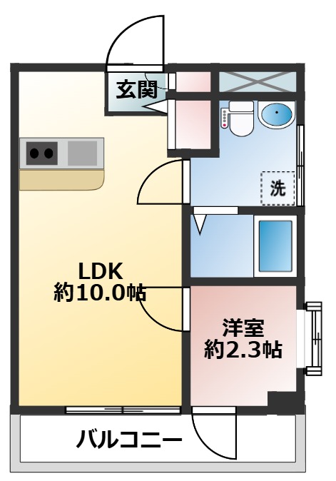 キャッスル萩山の間取り