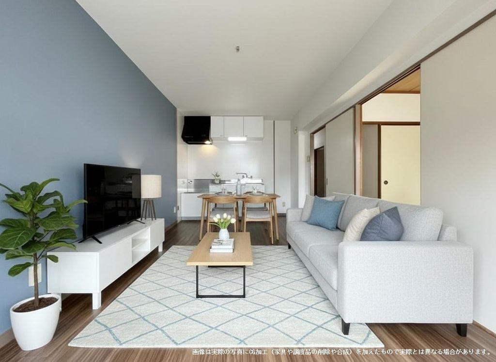 居室・リビング　※一部の画像は実際の写真に家具や調度品をCG合成したものです