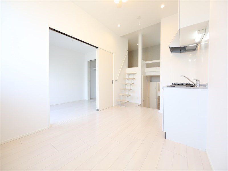 居室・リビング　ＬＤＫ8帖　洋室3.8帖　ロフト5帖　エアコン2台付