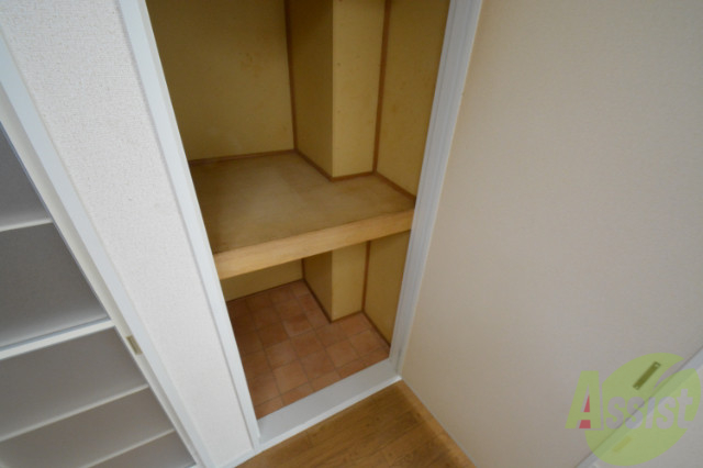 収納　収納奥行きバッチリです